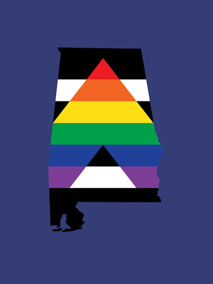 Alabama Straight Ally Pride Pullover Hoodie RB0903 | Omar Apollo Shop tc076