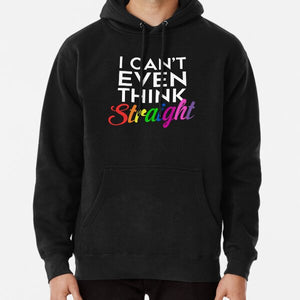 I Can't Even Think Straight (White Text) Pullover Hoodie RB0903 | Omar Apollo Shop tc076