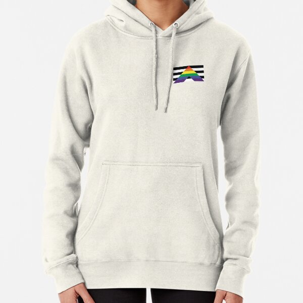 Pocket Straight Ally Pride Flag Pullover Hoodie RB0903 | Omar Apollo Shop tc076