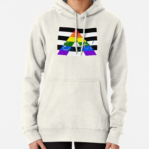 I Exist - Straight Ally Flag Pullover Hoodie RB0903 | Omar Apollo Shop tc076
