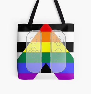 Switch gamer pride- LGBTQ+ straight-ally All Over Print Tote Bag RB0903 | Omar Apollo Shop tc076